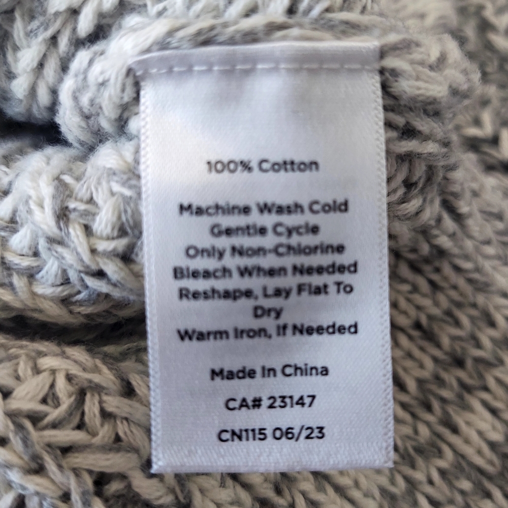 Haven Well Within 100% Cotton Ombre Roll Neck Sweater Size Small - Picture 3 of 5